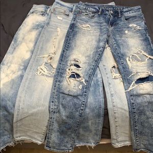LOT OF AMERICAN EAGLE JEANS 🔥 🔥 3x
